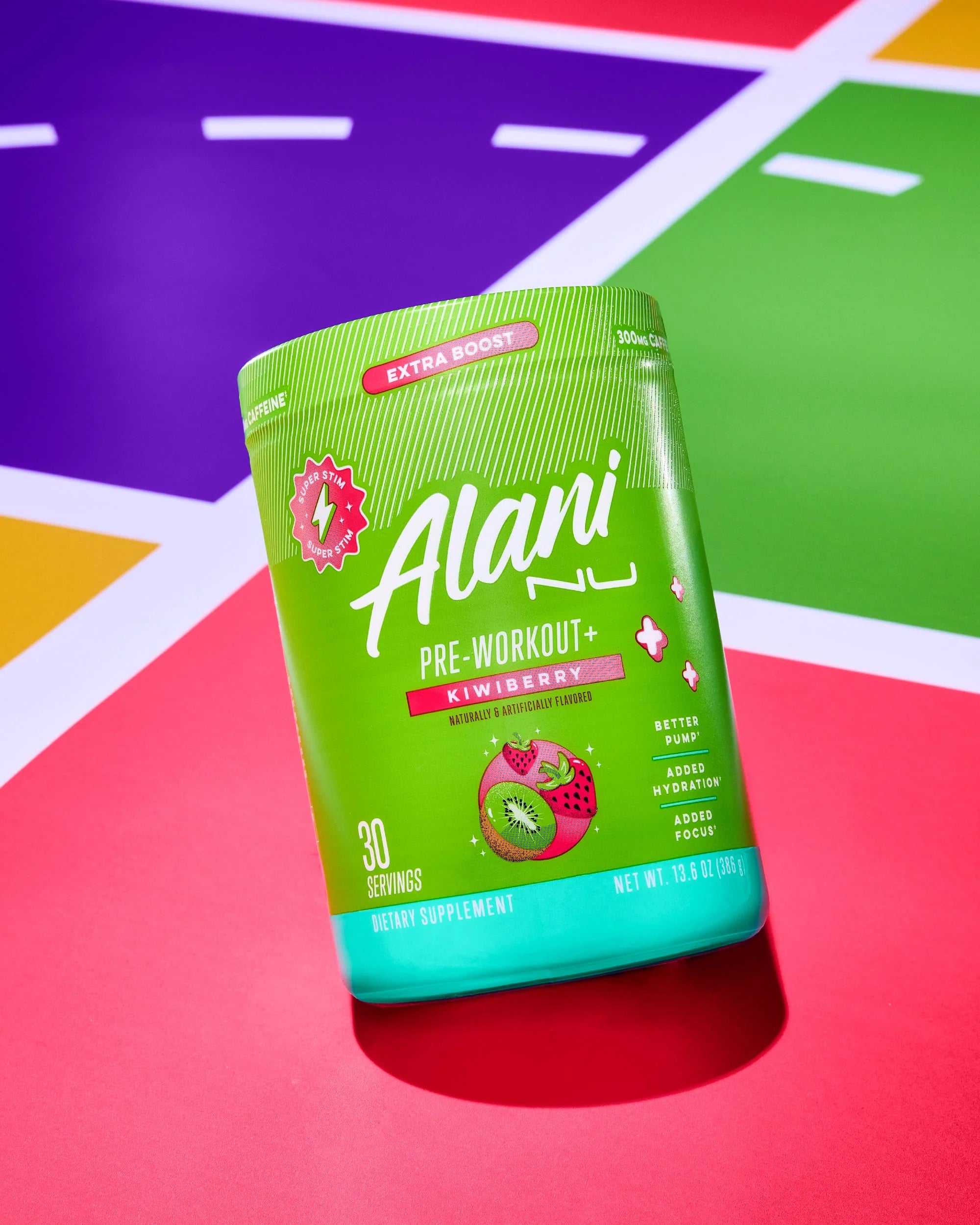 Alani Nu Featured Pre-Workout+ - Kiwiberry - Image 2