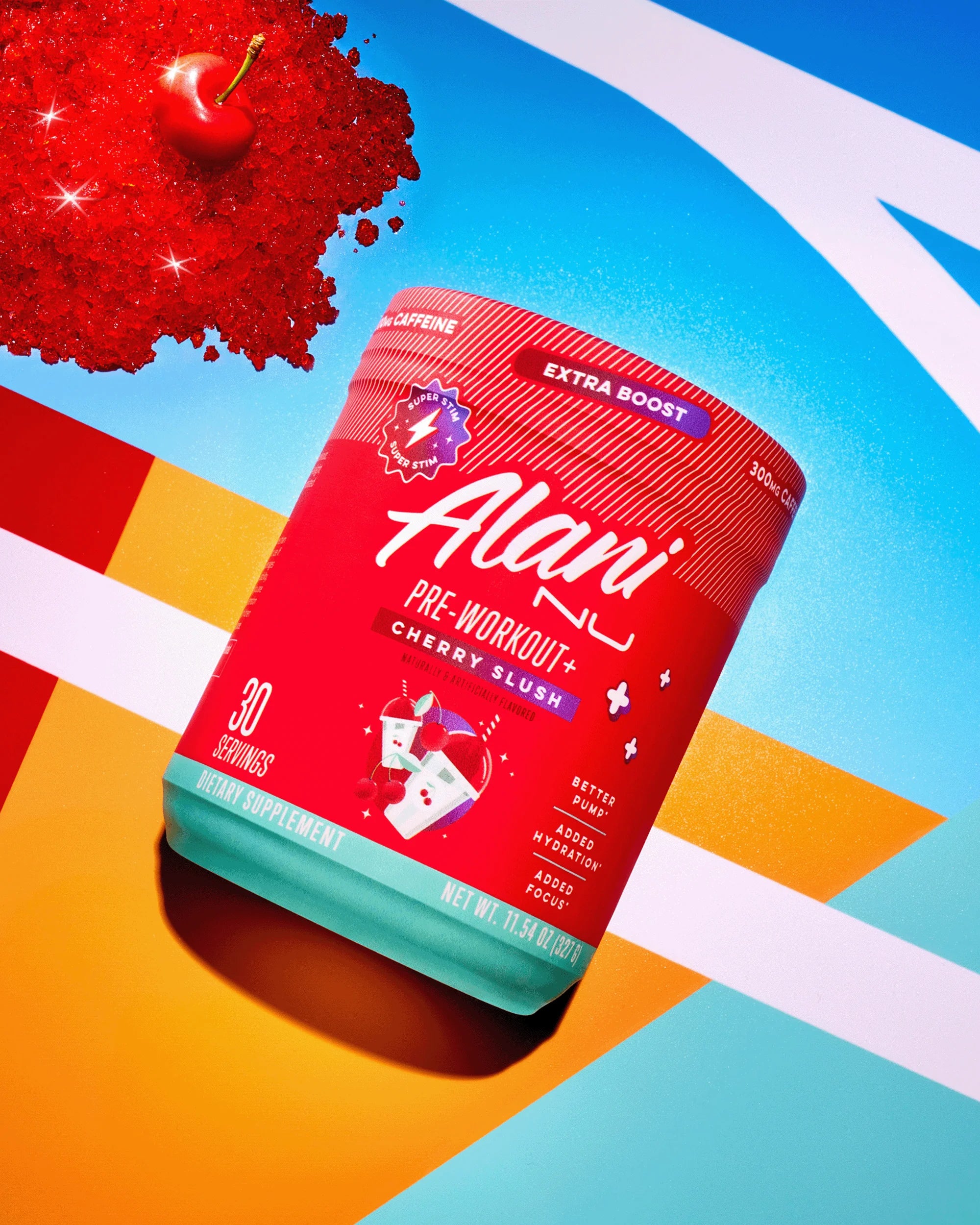 Alani Nu Featured Pre-Workout+ - Cherry Slush - Image 2