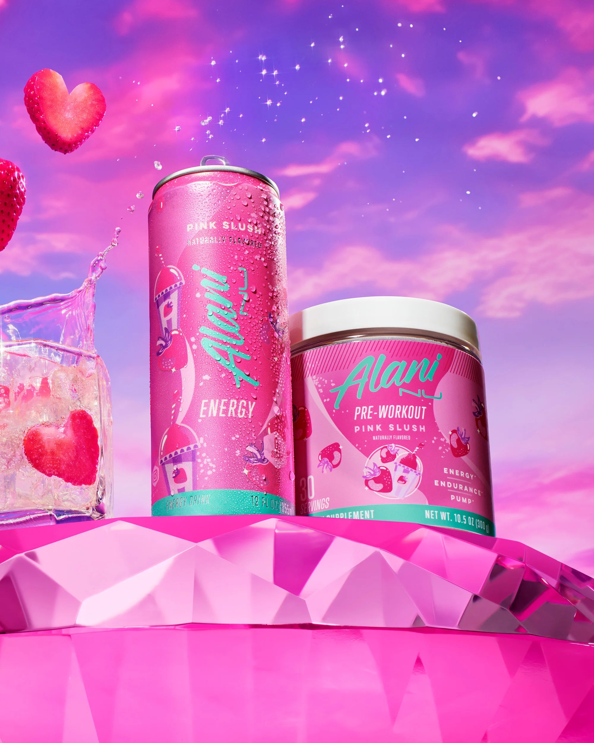 Alani Nu Featured Energy Drink & Pre-Workout - Pink Slush - Image 2
