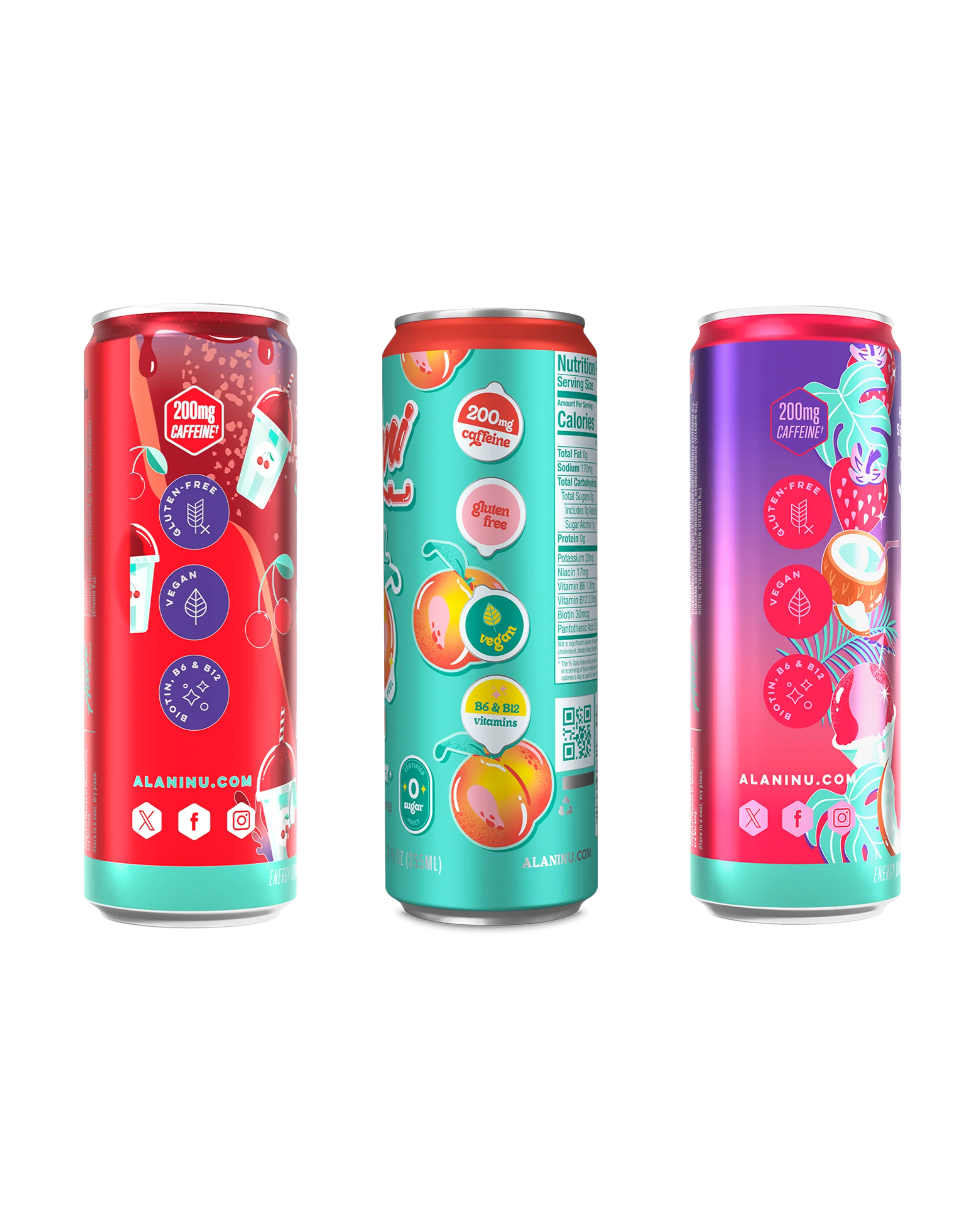 Alani Nu Featured Energy Drink - Beach Blend - Image 2