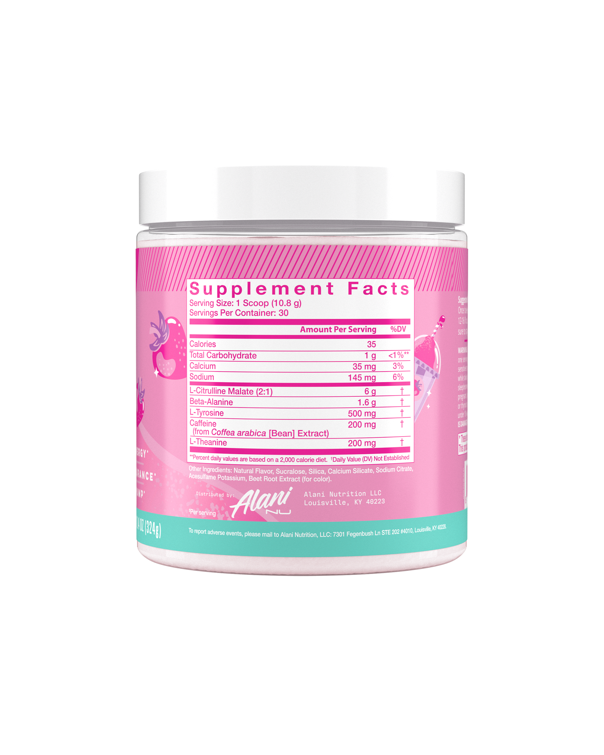 Alani Nu Featured pre-workout - pink slush - Image 2