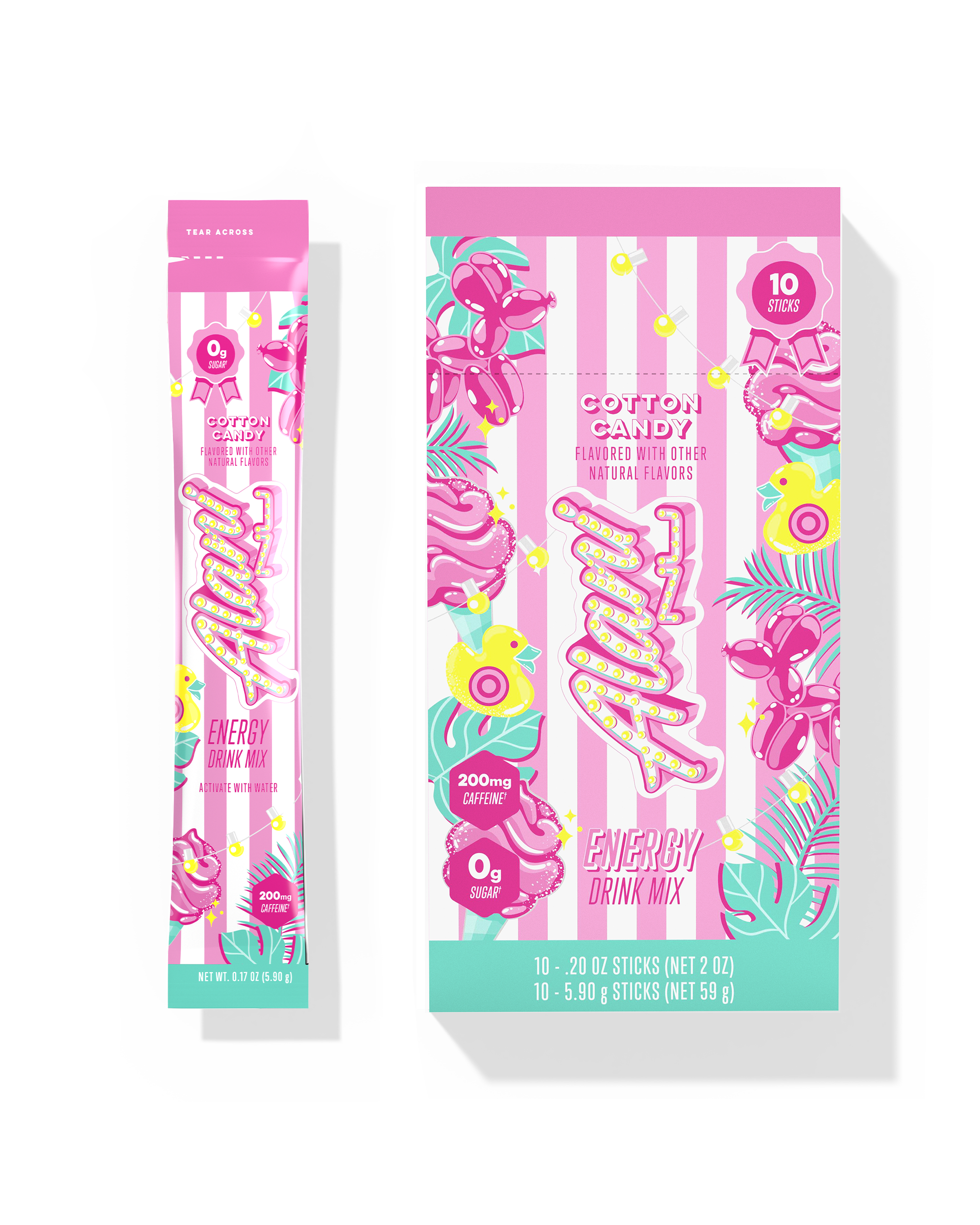 Alani Nu Featured energy sticks - cotton candy