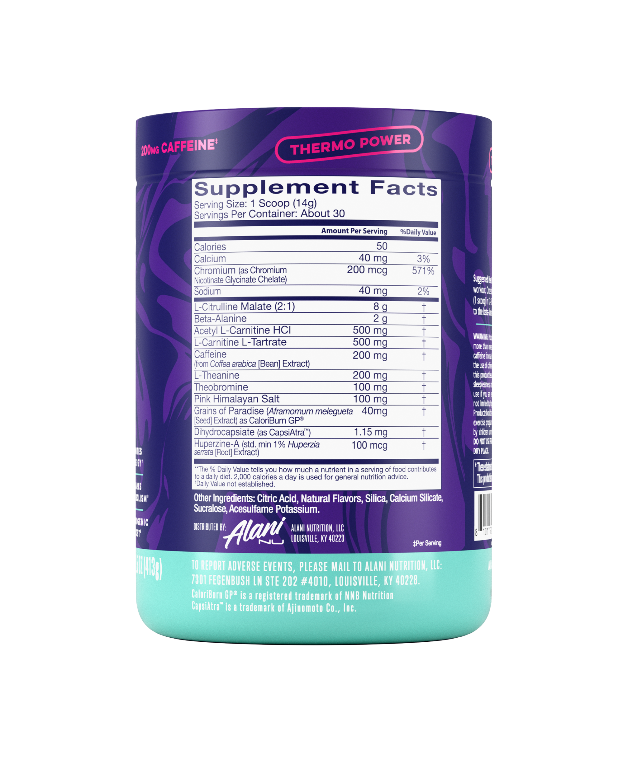 Alani Nu Featured pre-workout+ burn - melonberry blast - Image 2