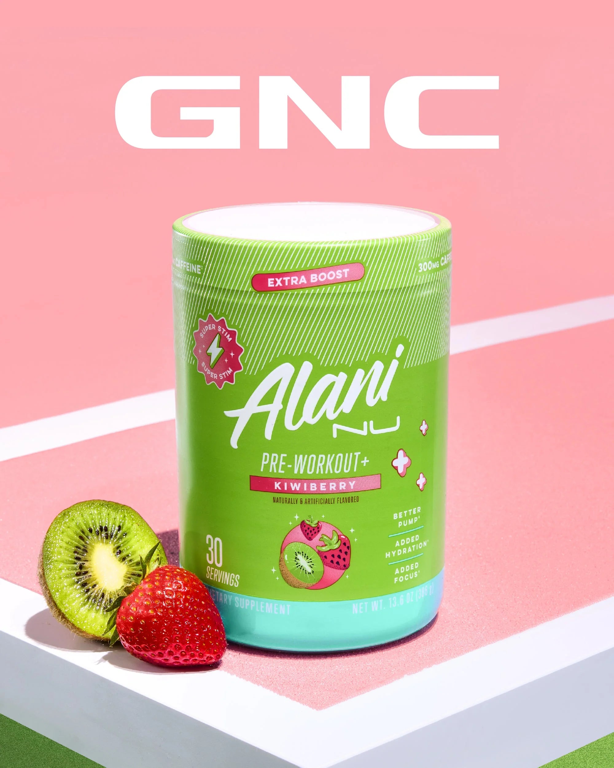 Alani Nu Featured Pre-Workout+ - Kiwiberry - Image 3