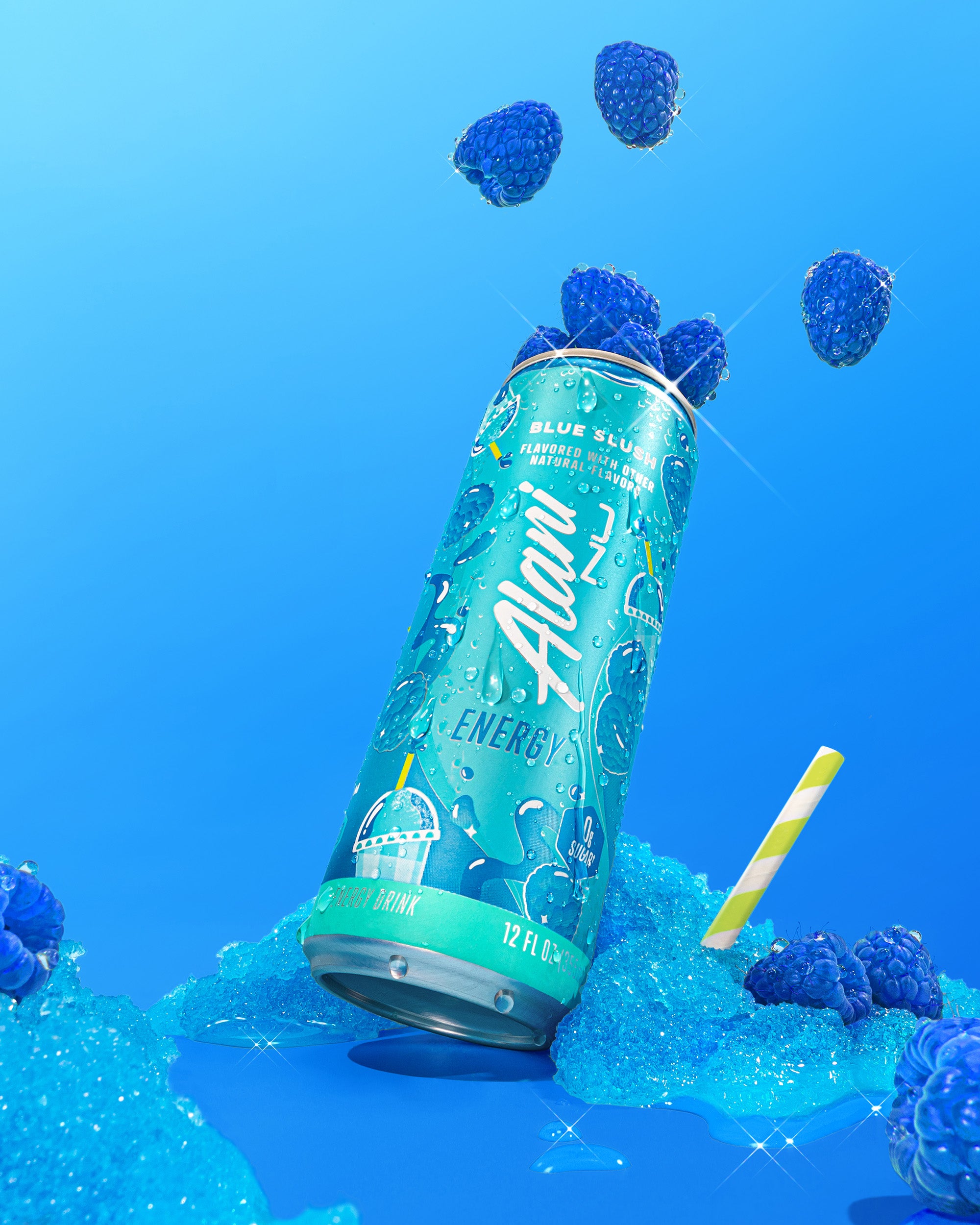 Alani Nu Featured energy drink - blue slush - Image 4